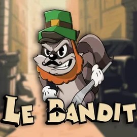Le Bandit slot logo by Hacksaw Gaming at Flamez Casino