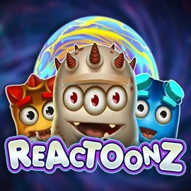 Reactoonz logo – Slots by  at Flamez Casino