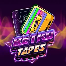 Slots logo of Retro Tapes from Push Gaming at Flamez Casino